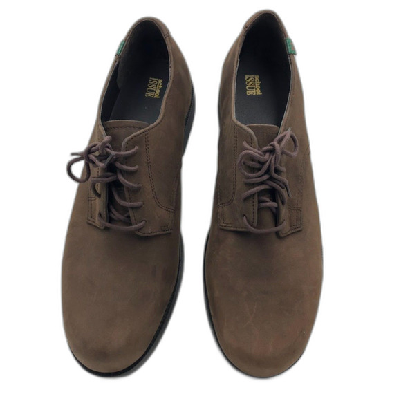 School Issue Men\'s Brown Leather Oxford Shoes Size 12M All Day Comfort Work main image 9